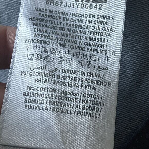 Guess Bodycon Jean Dress Size M Denim Cute Off The Shoulders Silver Button - Picture 11 of 12